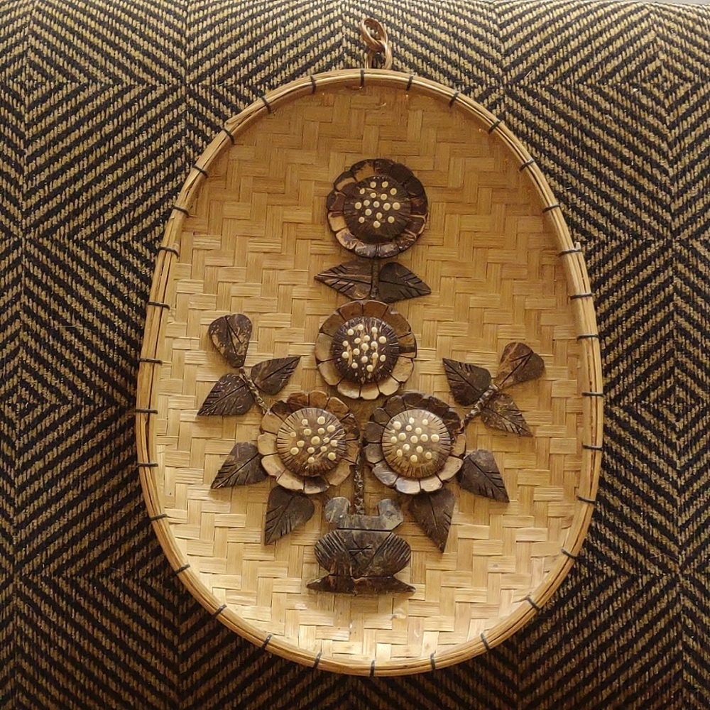Boho Wicker Wall Hanging